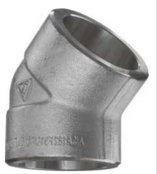 Cút ( Co) hàn lồng 45° inox ASME B16.11